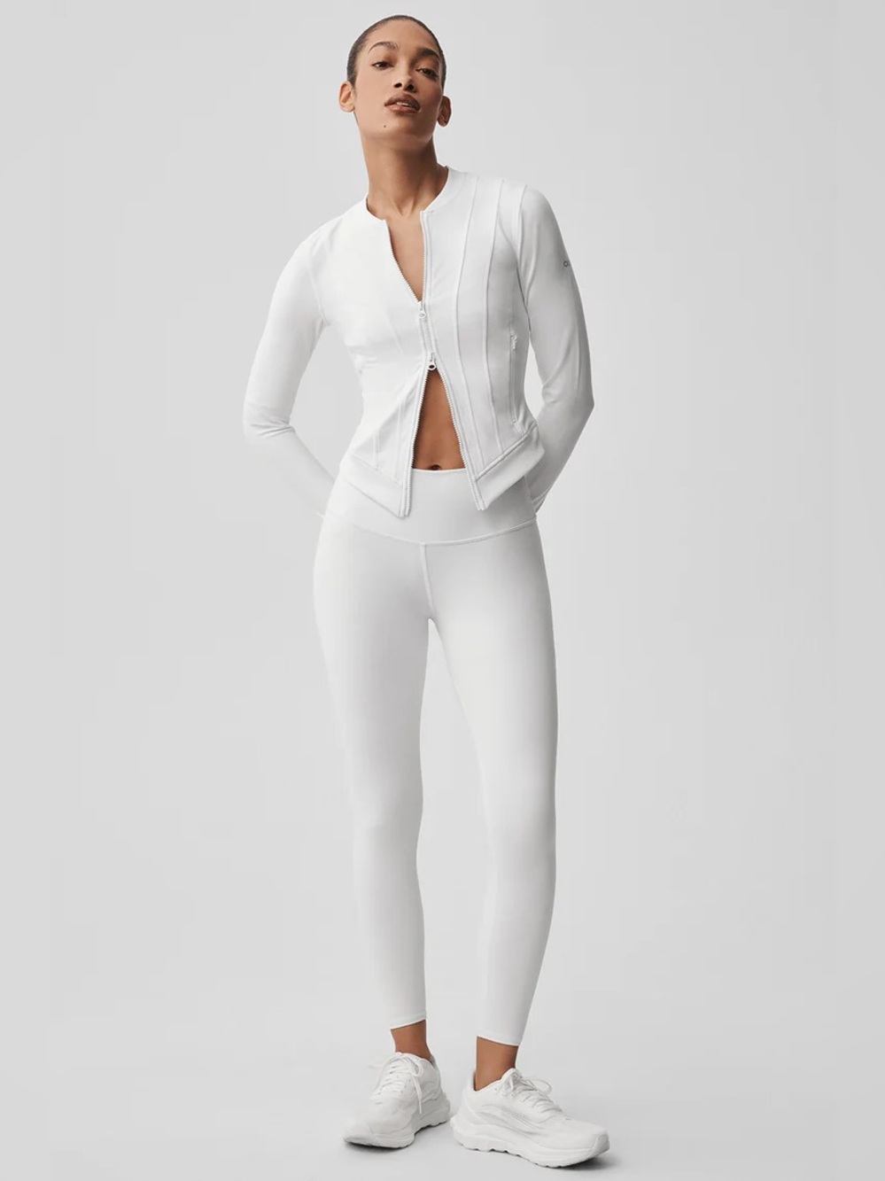 NWT New Alo Yoga Alosoft Recharge Jacket White Size Extra Small